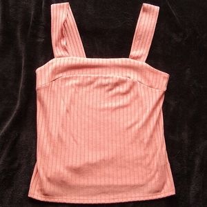 NWOT peachy pink tank top - S/M sized